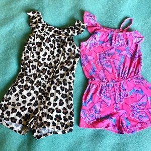 Adorable Short Rompers, size 4T